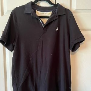 Nautica black unisex collar shirt